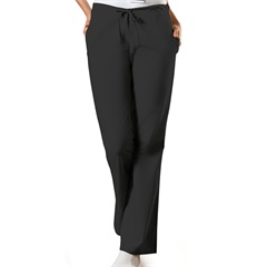 Natural Rise Flare Leg Drawstring Pant